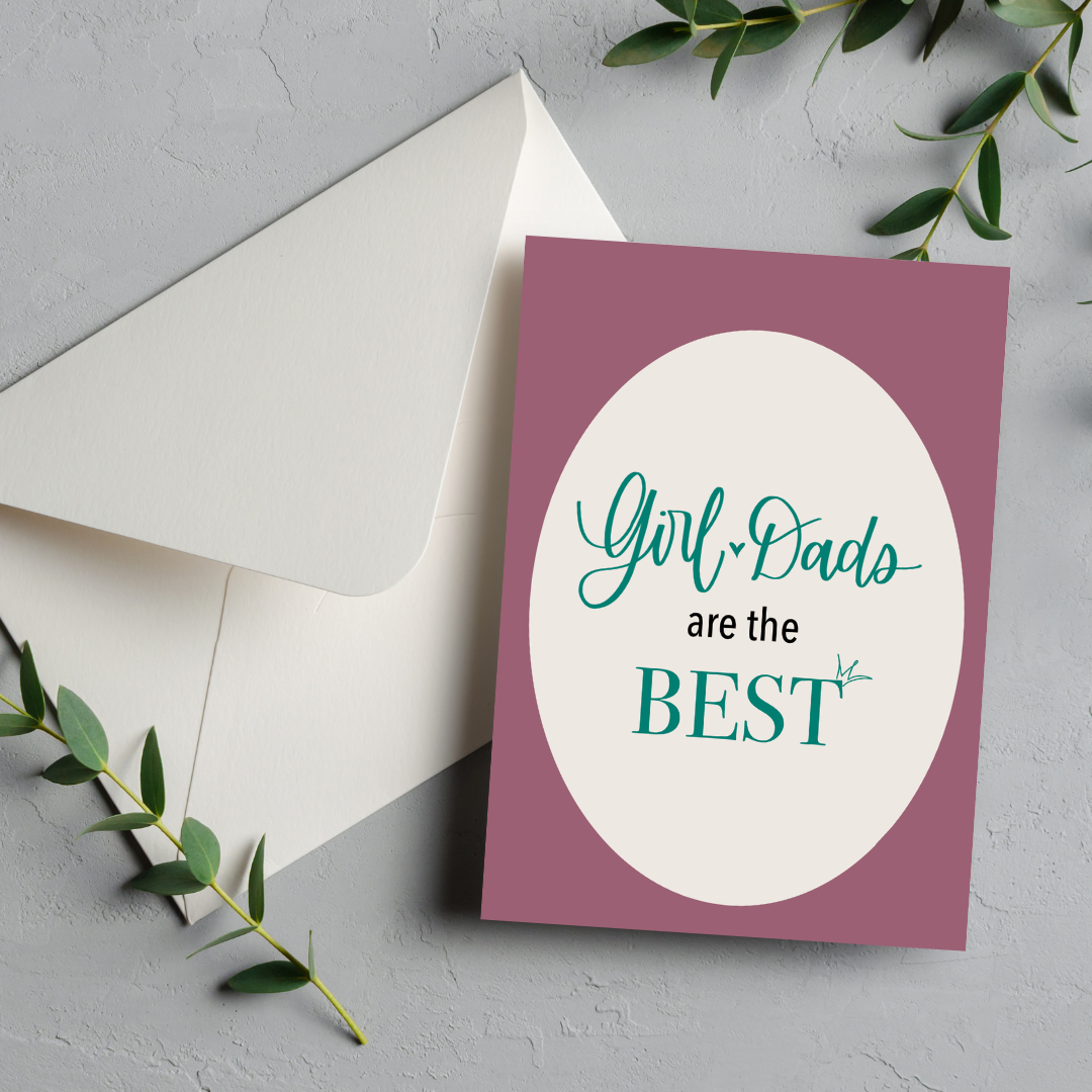 Girl Dad Card