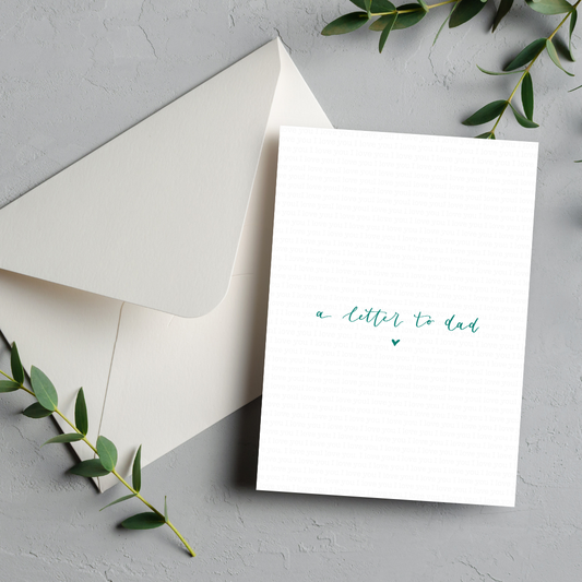 Letter to Dad Card