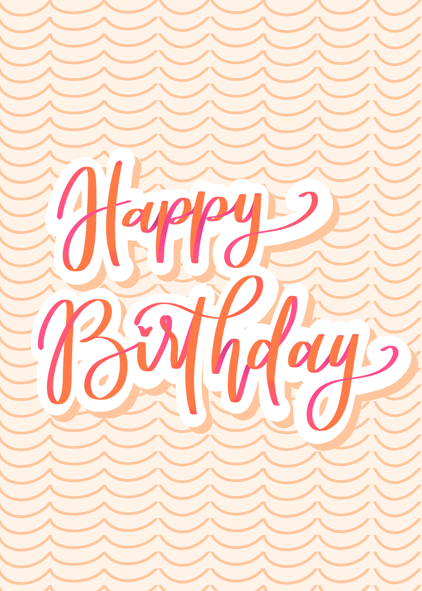 'Happy Birthday' Festive Funky Card