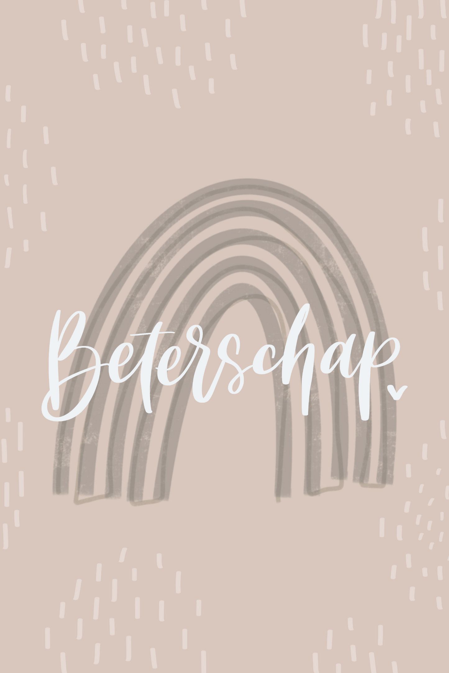 'Beterschap' Neutral Card Dutch